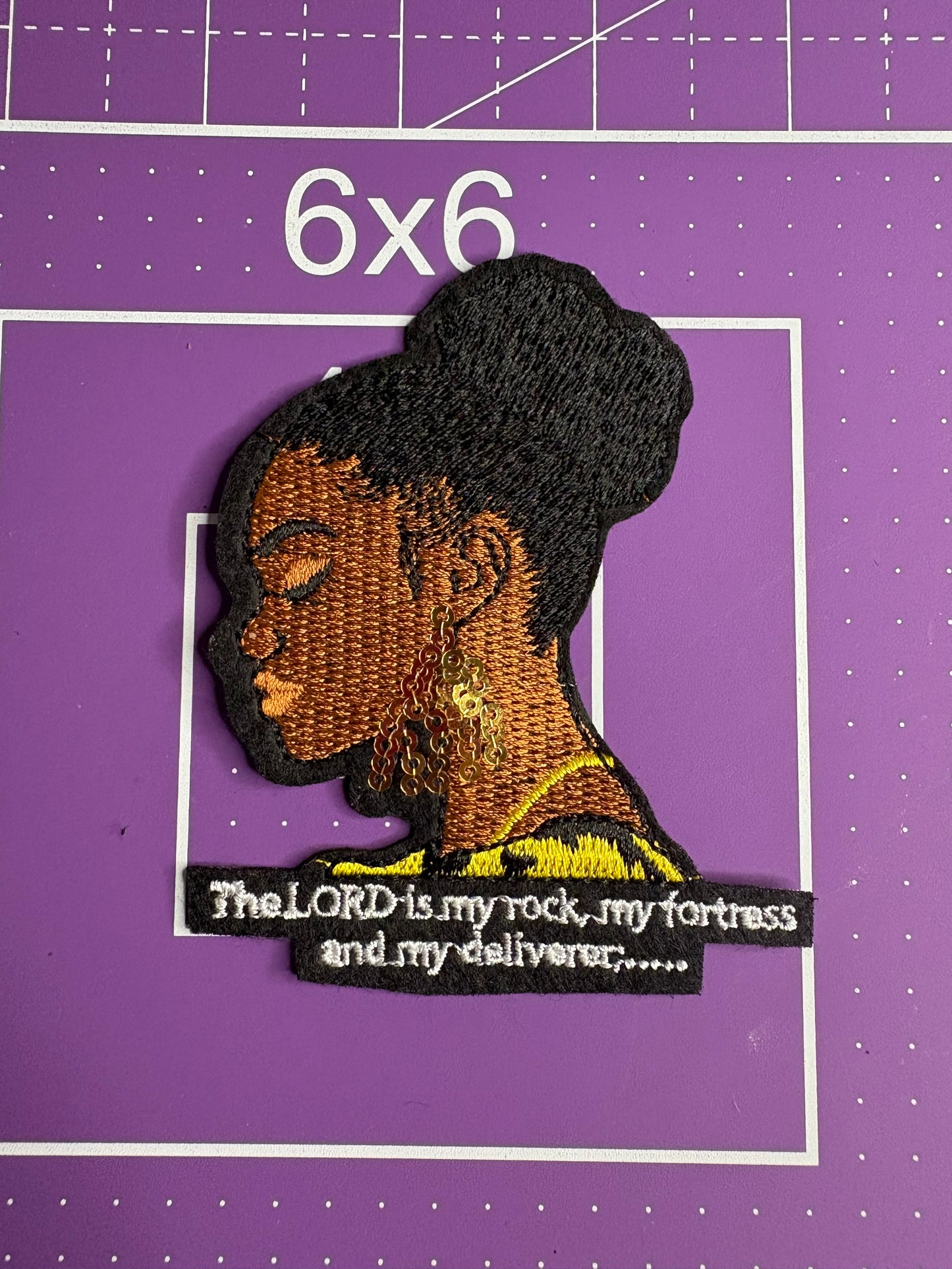 Faith & Prayer Embroidered Iron-On Patches | Spiritual & Black Art Collectio