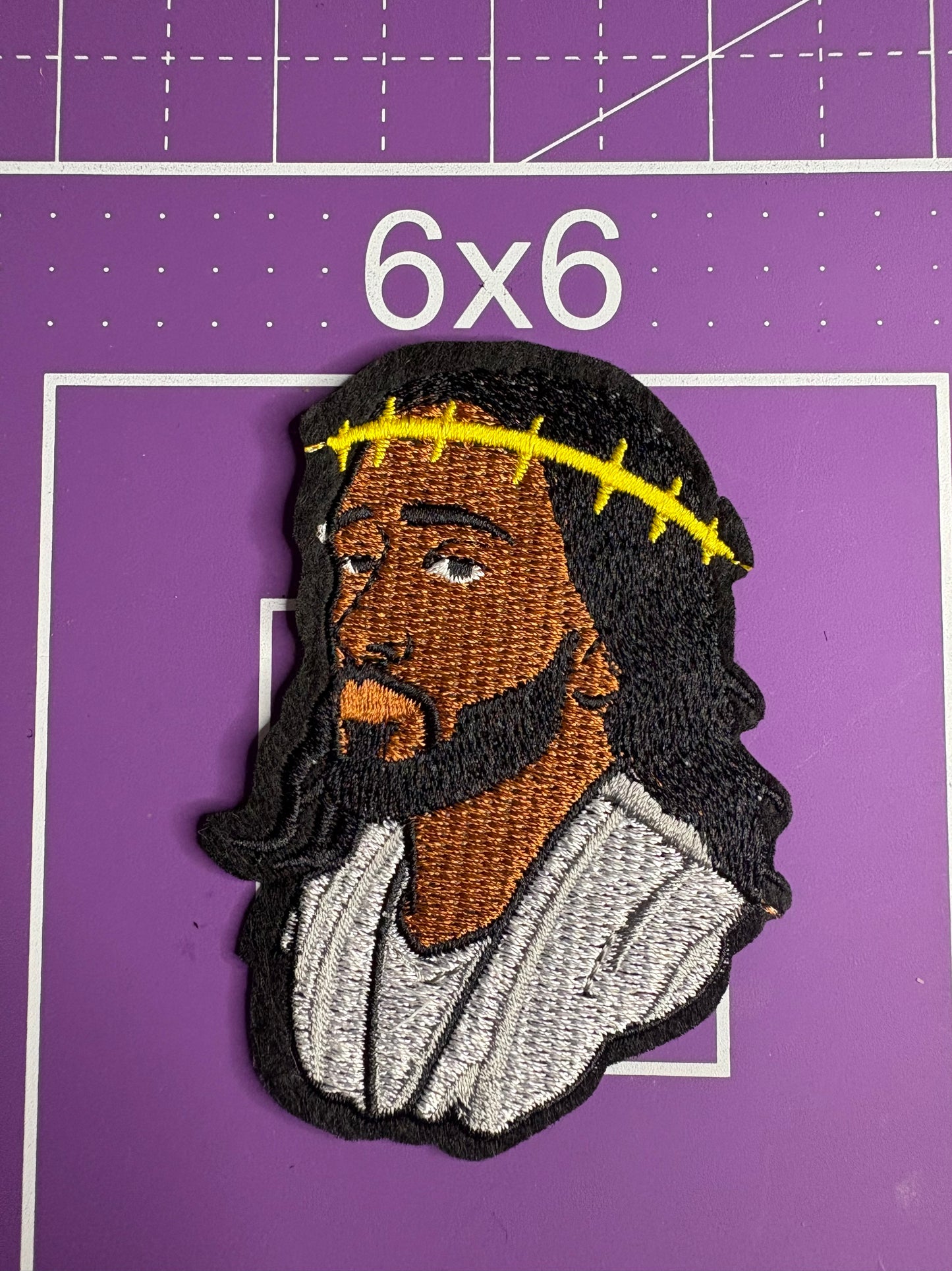 Faith & Prayer Embroidered Iron-On Patches | Spiritual & Black Art Collectio