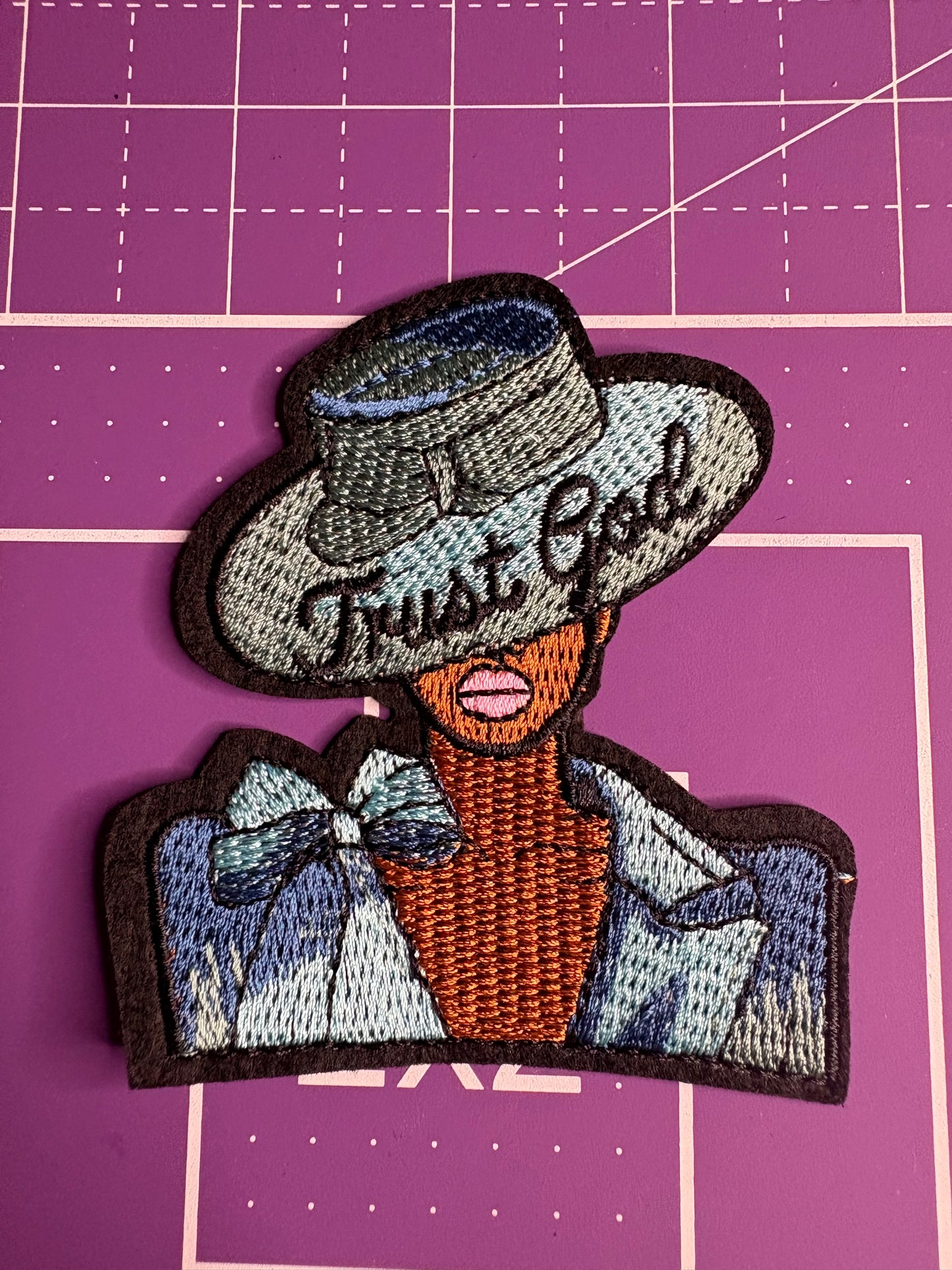 Faith & Prayer Embroidered Iron-On Patches | Spiritual & Black Art Collectio