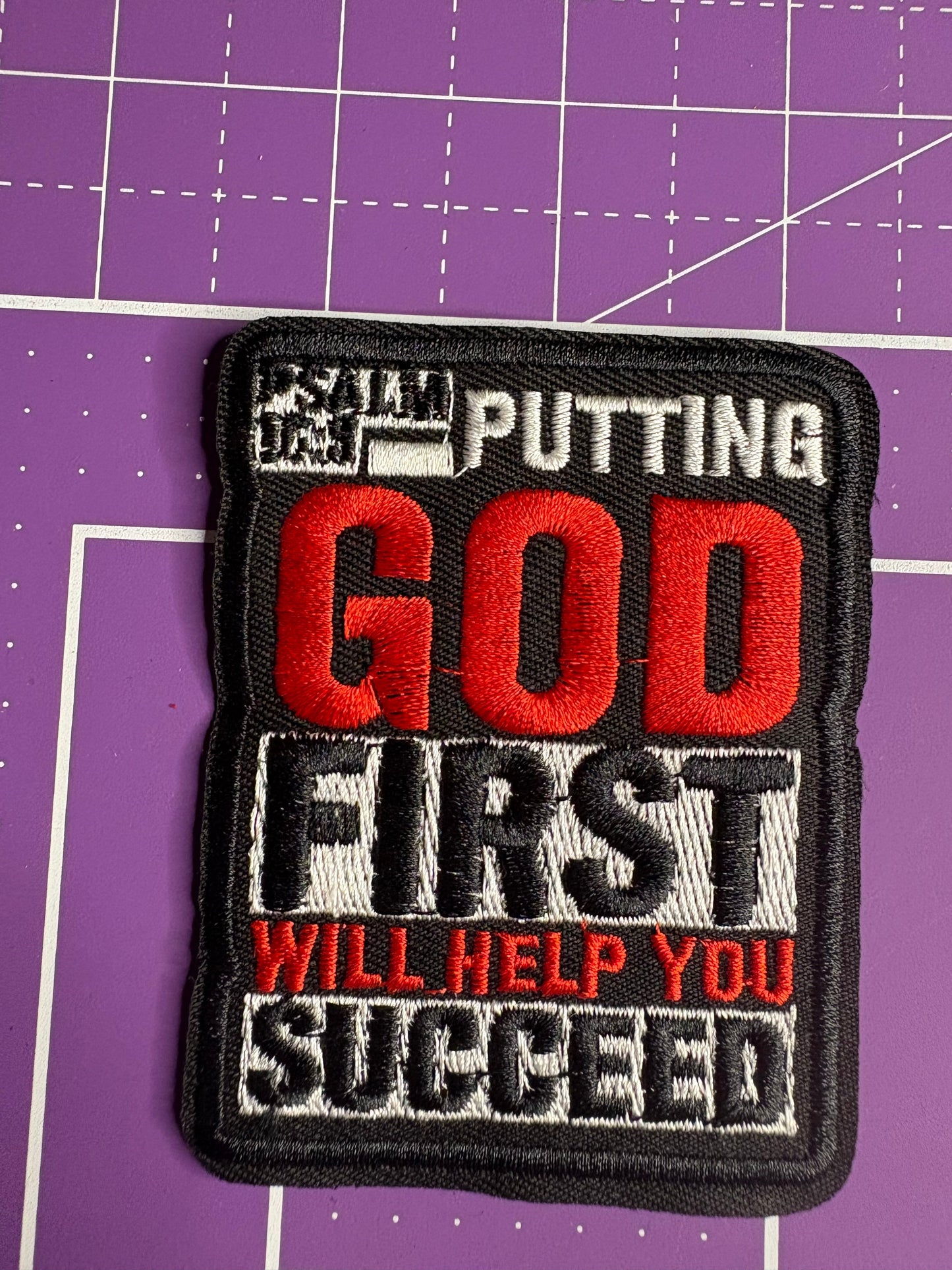 Faith & Scripture Embroidered Iron-On Patches – Religious Christian Patches
