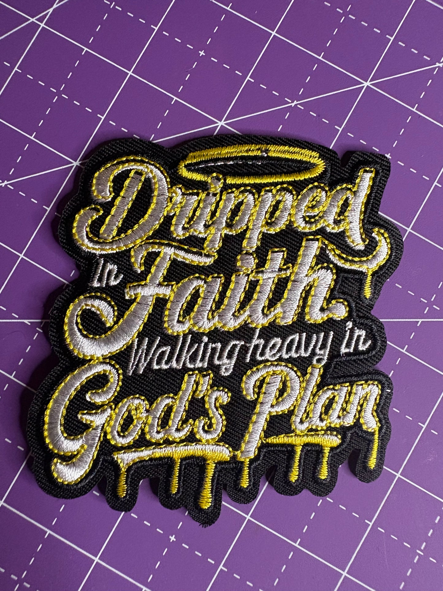 Christian Inspirational Embroidered Patches Collection